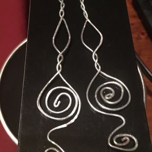 Long dangle earrings
